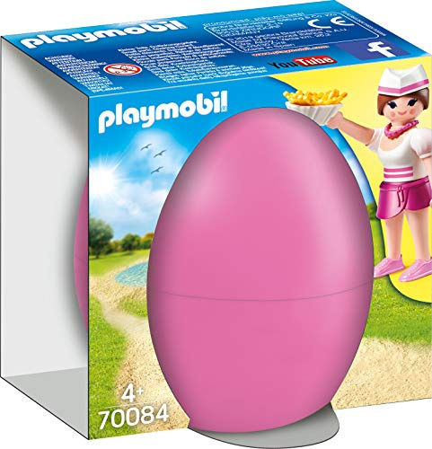 PLAYMOBIL 70084 Ostereier Kellnerin mit Diner-Theke