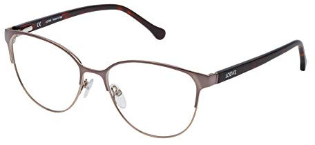 Loewe Unisex-Erwachsene VLWA18M530SHE Brillengestelle, Rot (Shiny Red Gold), 55