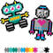 Fat Brain Toys Jixelz Set Roving Robots - Pixel Puzzle 700 Teile