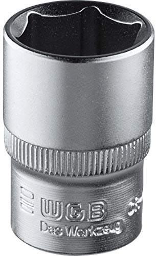 WGB Motorradwerkzeug, Motorradtool 12,5mm (1/2) Steckschlüssel-Einsatz 6-kant SW27 36x42mm, Unisex, Multipurpose, Ganzjährig, silber