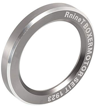 Motorrad Zündschloss Abdeckung CNC Aluminium Anlasser Schloss Zierring Umgeben für R Nine T R9T 2014-2019 (Titan)