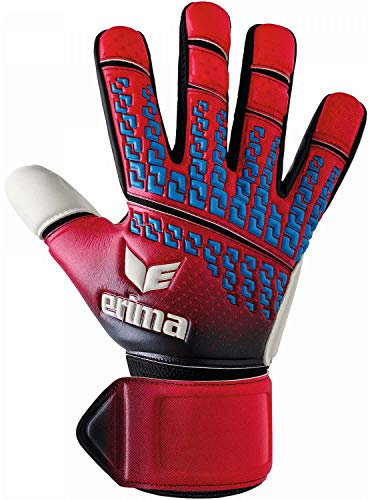 Erima Erwachsene SKINATOR Match NF 2.0 Torwarthandschuh, rot/blau, 10,5