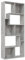 vidaXL Estantería Estante de Libros Mueble Archivador Decoración Oficina Hogar Habitación Estable Duradera de Contrachapada Gris Hormigón 67x24x161 cm