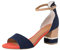 MARCO TOZZI Sandale à talon by Guido Maria Kretschmer 2-28303-42 Femme, Bleu Marine Comb 2023, 39 EU