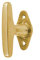 Antikas - Fensterolive Messing patiniert - Fenstergriff, Fensterbeschläge - 7,5x5,5 cm