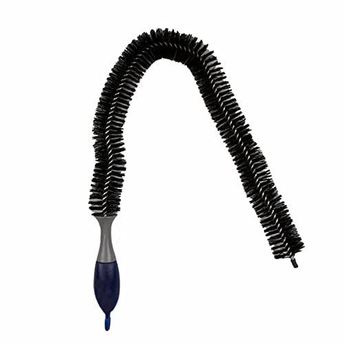 Radiator Cleaner Brush Radiator Duster Flexible Long Radiator Brush Multipurpose Cleaning Brush Dryer Lint Washing Machine Stain Remover Dust Bristle Brush with Handle Bendable 22cm (1pc Only)