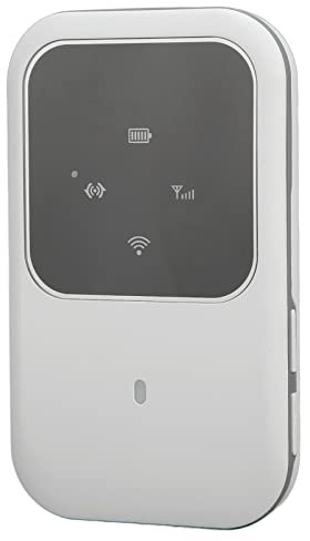 ASHATA 4G LTE Mobile WiFi Hotspot, Slim Portable 4G WiFi Router for Work Travel Outdoor, High Speed WiFi Hotspot with LED Display, Wireless Portable Router