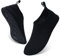 AUXDIQ Schwimmschuhe Badeschuhe Aquaschuhe Surfschuhe Wasserschuhe Strandschuhe Barfuß Schnell Trocknend für Damen Herren, Stil 3 Schwarz, 38/39 EU