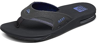 Reef Men's Fanning Sandal, Raven/Purple, 9 UK