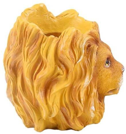 KUKUUU Jardinière succulente Lion, Pot de Fleurs, décor de Bureau, Arrangement Floral, Pot de Fleurs