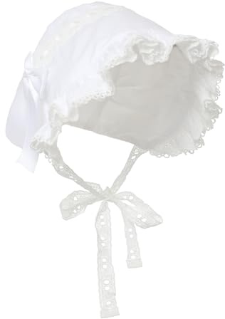 COSDREAMER Mädchen Frauen Mop Hut Kolonial Pilgrim Prarie Motorhaube Hüte