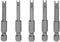 QUARKZMAN 5uds Magnético U4 U5 U6 U7 U8 Punta U-Forma Lote Cabeza Inglesa Llave Destornillador Barrenas Herramienta