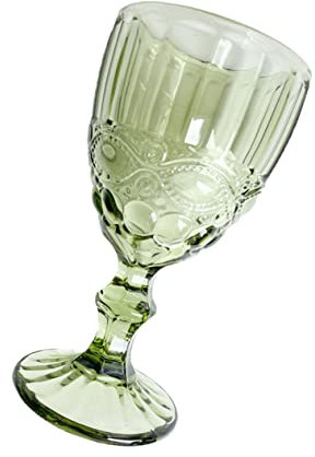 IMIKEYA 1stück Europäischer Vintage Goblet Aus Retro Rotweinglas Mit Einzigartigem Relief-design Für Dekoration Und Besondere Anlässe Wie Hochzeiten Und