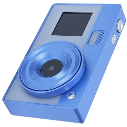 Appareil Photo Numérique 1080p, 48MP Autofocus Compact Point and Shoot Camera 16x Zoom Anti Shake Portable Small Camera avec écran Principal IPS de 2,8 Pouces pour Le Voyage (Bleu)