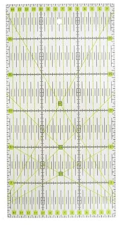 FortuneGlobe Patchwork-Lineal, 15 x 30 cm, Nähzubehör, Patchwork, präzises Schneiderlineal für Quilting, Nähen und Patchwork