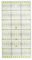 FortuneGlobe Patchwork-Lineal, 15 x 30 cm, Nähzubehör, Patchwork, präzises Schneiderlineal für Quilting, Nähen und Patchwork