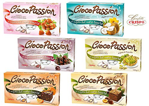 4 KG CONFETTI CIOCOPASSION CRISPO GUSTI A SCELTA CONFETTATA NASCITA MATRIMONIO