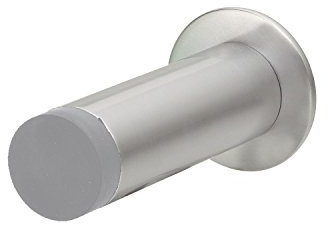 SOLIDO Wand-Türpuffer ø 20 mm | Länge: 80 mm | Türstopper | Aluminium silber | 1 Stück