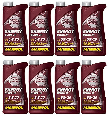 8 x 1L MANNOL Energy Ultra JP 5W-20 ILSAC GF-5 / Motoröl Dexos 1