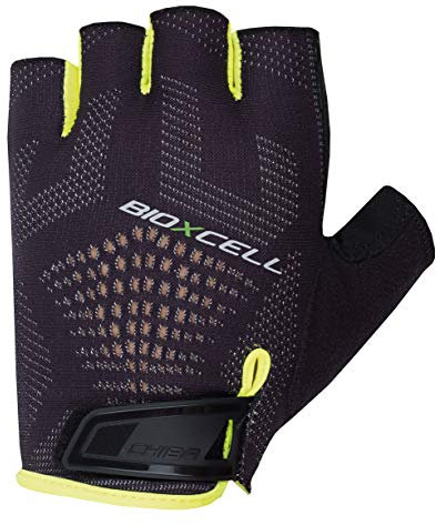 Chiba Bioxcell Super Fly Handschuhe, Black/Neon Yellow, Size Small
