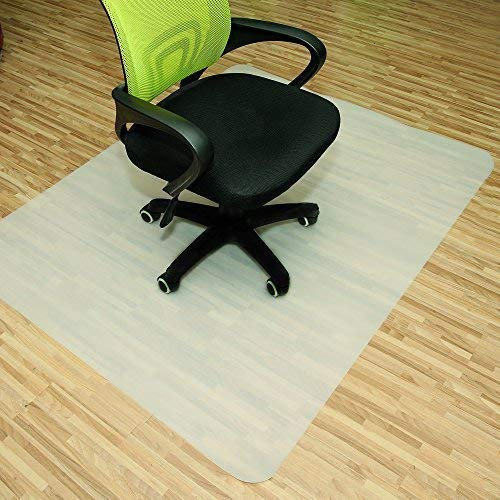 Rapid Teck® Bodenschutzmatten 90cm x 120cm für Hartböden in 6 Größen Bürostuhlunterlage Bodenschutzmatte Semi transparent