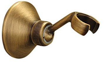 Yiyida Brausehalter für Handbrause Retro Duschkopfhalterung Verstellbarer Massiv aus Messing Duschkopfhalter,Bronze
