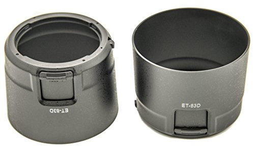 PROtastic ET-83D - Parasol de Repuesto para Canon EF 100-400 mm f/4.5-5.6L IS II USM (2 Unidades)