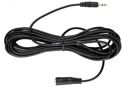 Zerone 16ft/5m IR Repeater Extension Cable,3.5mm Stereo Audio Extension Cable Male to Female