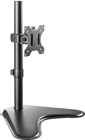 RICOO Monitor Halterung Tisch, VESA Tischhalterung für 12-32 Zoll, Monitorhalterung 1 Monitor Arm TS7211, Bildschirmhalterung Monitorarm Bildschirm Halter Monitorhalter, Arme für Computermonitore