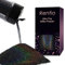 Renfio - Polvere olografica ultra fine glitterata nera metallizzata glitterata 80 ml per bicchieri in resina, per pittura e nail art, decorazione fai da te, colore: nero laser