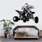 Stickerdecal, Geschnitzte Wandaufkleber Auto Extremsport Kreative Teen Boy Raumdekoration Wandtattoo Quad Bike Wandbild 88Cmx70Cm