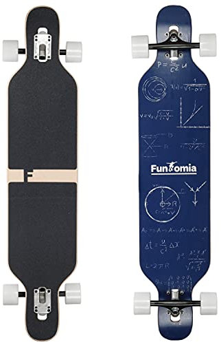 Flex2 bis 84kg - Camber Longboard (Flex2 bis 84kg, Mathe - Ahornholz)