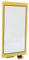 Restokki Protecteur d'écran Verre Trempé Switch Lite Console Pièces de Réparation Compatible Écran Tactile Remplacement Protecteur Verre D'écran Compatible avec Switch(Jaune)