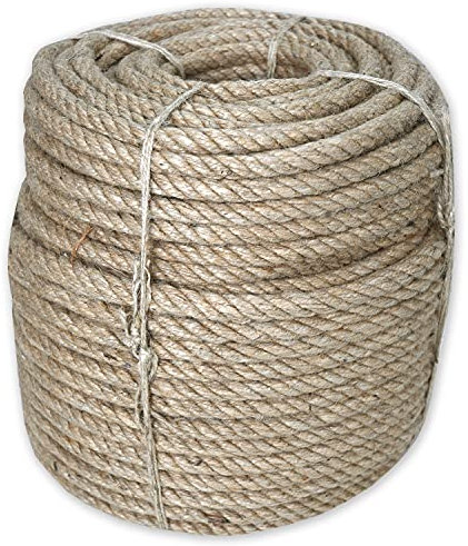 Nurtextil24 Sisalseil für Kratzbaum 14mm (10 Meter) Juteseil Natur Seil Mehrzweckseil Jute Sisal Schnur Kratzbaumseil