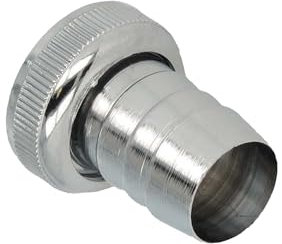 tecuro Geräteanschlusstülle 3/4 Zoll x Tülle 19 mm für Spülensiphon, Messing verchromt - 587391