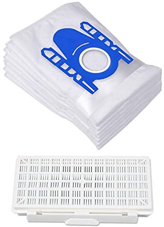PRIMEBAG - 10 Vliesbeutel und 1 Filter kompatibel für Bosch Serie 8 BGB75X494, Staubsaugerbeutel - Bestleistung beim Saugen