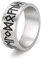 Dreamtimes Runen Ring Vegvisir Ring aus Edelstahl Ring Runen für Ältere Futhark-Runen nordische Ringe Mythologie Asgard Wikinger religiöse Ringe Amulett Talisman-Schmuck