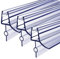 3-Pack Shower Door Seal Strip for 4-6mm Glass,Clear Bath Shower Screen Door Seal Replacement Covers up to 12 mm Gap with 90cm Adjustable Length