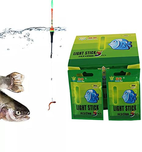 ZLXFT Knicklichter,Knicklichter Angeln,Glow Sticks Fishing,Knicklicht Posen,Led Knicklicht Angeln,Fishing Light Float,Mini Glow Sticks,Für Nachtangeln
