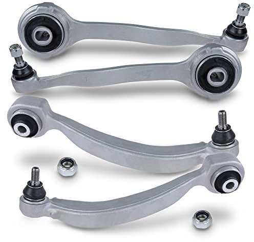 BESTPRICE 2x Querlenker Vorderachse unten vorne, 2x Querlenker Vorderachse oben Kompatibel mit MERCEDES C-Klasse (W204)(C204)(S204), E-Klasse Cabriolet (A207), E-Klasse Coupe (C207), SLK (R172)
