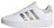 adidas Femme Court Platform Shoes Chaussures, Cloud White/Champagne Met/Aluminium, 40 2/3 EU