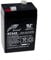 RITAR 6V 4.5AH- Replacement fully sealed lead acid Battery (as 6V 4.0ah)3-FM-4.5. 3-FM-4, 1 year warranty
