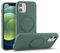 Magnetic Silicone Case for Apple iPhone 13 Shockproof premium protective cover - M.Green