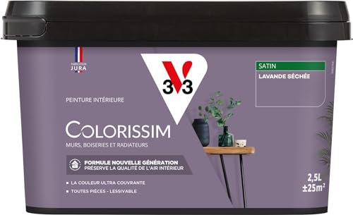 V33 Peinture multi-supports Colorissim® Lavande séchée satin 2,5L