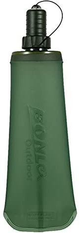 HUIOP Sac a Dos Militaire, TPU Pliant Flacon Souple Sport Bouteille D;Eau Courir Camping Randonnée Sac D;Eau Pliable Boisson Bouteille D;Eau,Seau d'eau Camping