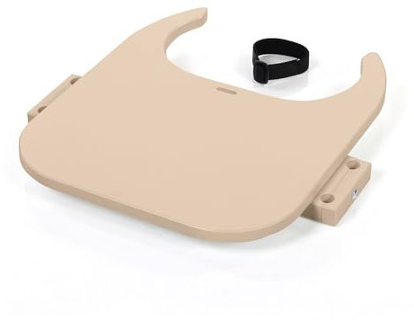 babybay Tischplatte Hochstuhlumrüstsatz passend für Modell Original, Maxi und Comfort, beige lackiert