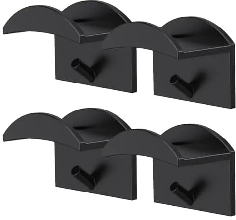 LuLiyLdJ Soporte Autoadhesivo para Auriculares Soporte Adhesivo para Pared para Auriculares, Gancho Universal para Colgar Auriculares para la Mayoría de los Auriculares, 4 Piezas