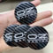 ZGCYK 4 Pièces Voiture Cache-moyeux Autocollant pour OZ 55MM Car Hub Center Cap Wheel Covers Pneus et Jantes Stickers Accessoires,CarbonFiber