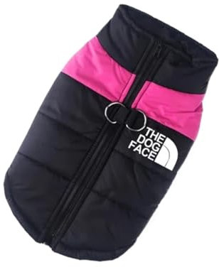 Wasserdichte, warme Hundekleidung, Haustiermantel, Winterweste, gepolsterte Reißverschlussjacke, Hundebekleidung für kleine, mittelgroße und große Hunde (Einheitsfarbe, XL)