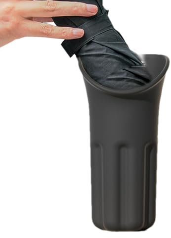 Sirseon Portaombrelli per auto, supporto portaoggetti per auto, porta ombrello impermeabile da appendere per auto, robusto secchio con gancio, supporto multifunzionale per immondizia, SUV